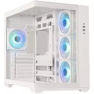 Boitier sans alimentation - BITFENIX AL118 - Cube - Format ATX - Blanc