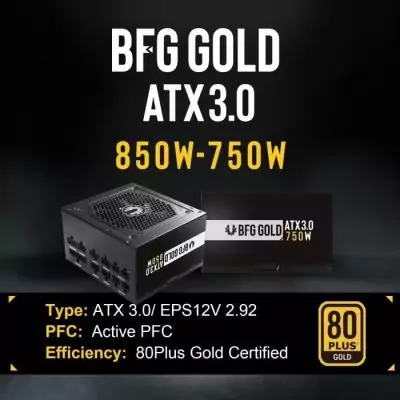 Alimentation PC 850W BitFenix BFG Gold 80+ Gold - Performances ATX 3.0