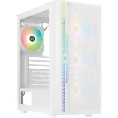 Boitier PC Blanc - BITFENIX Apollo ARGB - Format ATX Moyen Tour