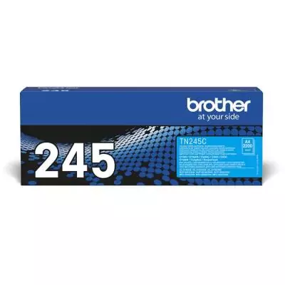 Cartouche de toner cyan Brother TN-245 - Rendement élevé - Compatible avec DCP-9020CDW, HL-3140CW, MFC-9340CDW