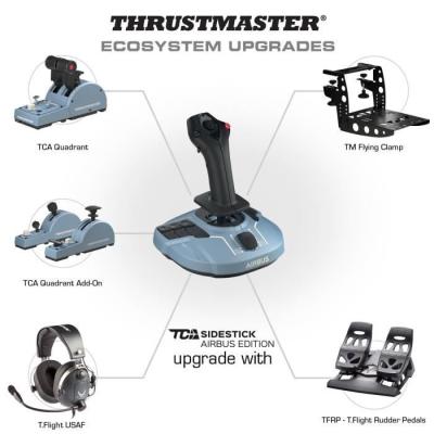 THRUSTMASTER Joystick TCA Officer Pack Airbus Edition : Réplique ergonomique du Mini-manche et Quadrant Airbus THRUSTMASTER Joystick TCA Officer Pack Airbus Edition : Réplique ergonomique du Mini-manche et Quadrant Airbus
