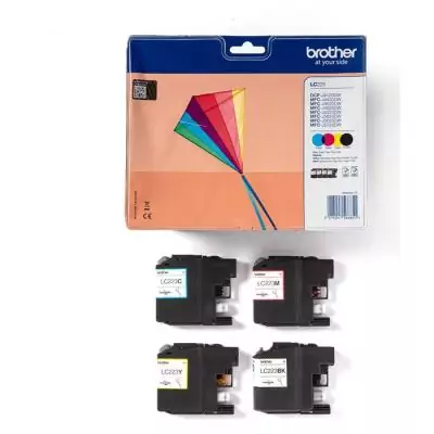 Pack cartouches d'encre BROTHER LC-223 Multipack - Couleurs vives et qualité supérieure