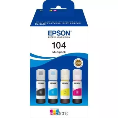 Encre Epson Multipack 104: Kit de Cartouches Couleurs 