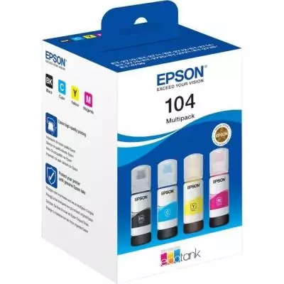 Encre Epson Multipack 104: Kit de Cartouches Couleurs 