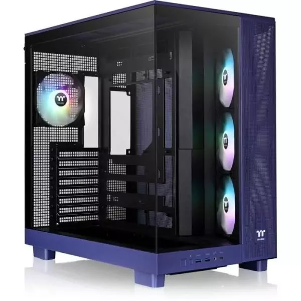 Boîtier PC sans alimentation - THERMALTAKE - View 380 XL TG ARGB - Moyen tour - Format ATX - 4x120mm A-RGB - Future dusk