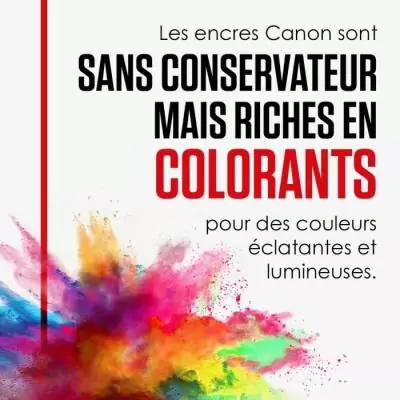 Cartouche d'encre Canon CLI-581 Multi-couleurs Compatible - Qualité Jet d'encre