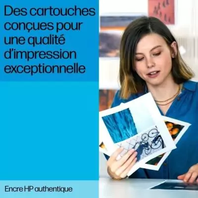 Cartouche d'encre HP 301XL noire authentique pour une grande capacité - Idéale pour HP Envy 4505 et DeskJet 1050/1512/2548/3057A