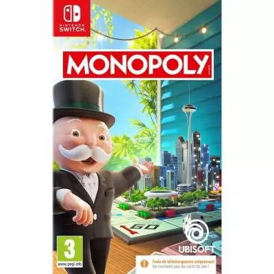 Monopoly 2024 Nintendo Switch: Jouez en famille - Version Code in a Box
