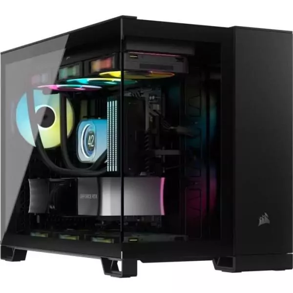 Boîtier PC - CORSAIR - CC-9011263-WW - 2500D AIRFLOW - Micro ATX - Dual Chamber