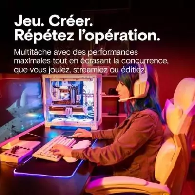 Mémoire gamer - CRUCIAL Pro OC - CP16G64C32U5W - 16 Go DDR5-6400 UDIMM - CL32 avec dissipateur thermique - Blanc Mémoire gamer - CRUCIAL Pro OC - CP16G64C32U5W - 16 Go DDR5-6400 UDIMM - CL32 avec dissipateur thermique - Blanc