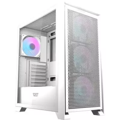 Boitier sans alimentation - DARKFLASH DRX70 MESH - Moyen tour - Format ATX - Blanc