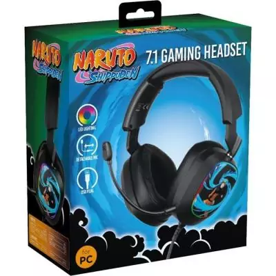 Casque gaming - Filaire - Konix - Naruto Shippuden - 7.1 PC - Haut-parleurs 50 mm - Microphone - 2 m - LED - Naruto Rasengan - N Casque gaming - Filaire - Konix - Naruto Shippuden - 7.1 PC - Haut-parleurs 50 mm - Microphone - 2 m - LED - Naruto Rasengan - N