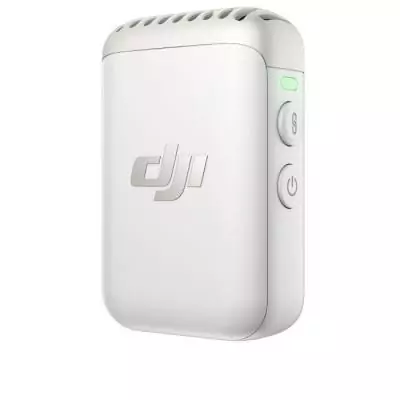 Émetteur sans fil - DJI - Mic 2 - Pearl White - Audio HD - Enregistrement 32 bits