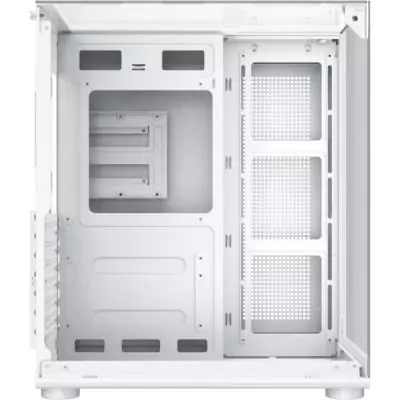 Boîtier PC sans alimentation - XIGMATEK - Aqua Compact Arctic - Cube - Format ATX - 4x120mm A-RGB inclus - Blanc
