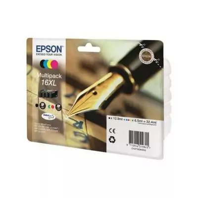 Encre EPSON Multipack 16 XL - Stylo plume - Couleurs classiques