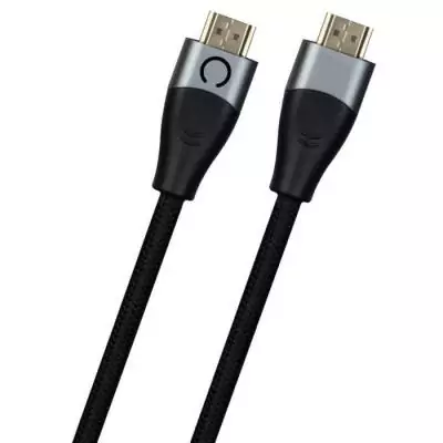 Câble HDMI 2.1 - KONIX - Nintendo Switch 2 - Compatibilité 4K et 8K - Nylon tressé - Longueur 1,8 m - Noir