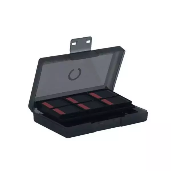 Boîtier de protection et transport - KONIX - Pour cartouches de jeux Nintendo Switch 2 - Antichoc - 24 rangements - Noir