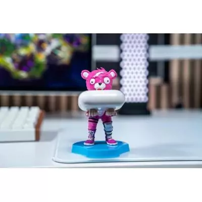 Figurine Fortnite Cuddle Team Leader - EXQUISITE GAMING - Cable Guys - Support écouteurs, smartphone ou petit accessoire - 11 c Figurine Fortnite Cuddle Team Leader - EXQUISITE GAMING - Cable Guys - Support écouteurs, smartphone ou petit accessoire - 11 c