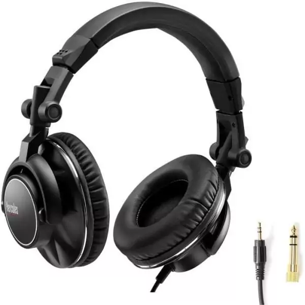 HERCULES HDP DJ60 - Casque Audio Circum-aural - Isolation de bruit - Noir