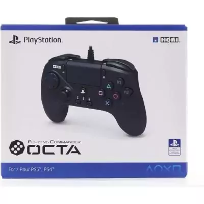Manette filaire PlayStation HORI Fighting Commander OCTA - Noir