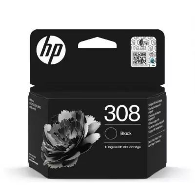 Cartouche d'encre HP 308 noire authentique pour HP Envy 6110, 6120, 6130 - Qualité d'impression exceptionnelle Cartouche d'encre HP 308 noire authentique pour HP Envy 6110, 6120, 6130 - Qualité d'impression exceptionnelle