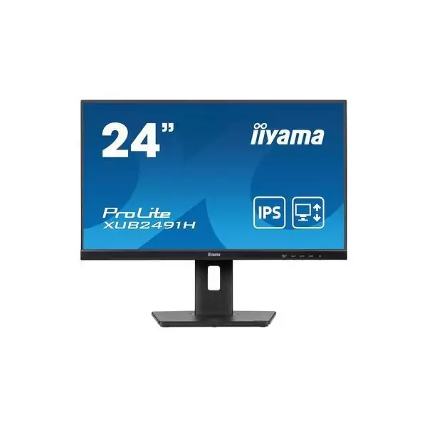 Ecran PC - IIYAMA - 23,8 - Full HD - 100Hz - Dalle IPS - 0.5ms - Pied réglable + Pivot - Prolite XUB2491H-B1