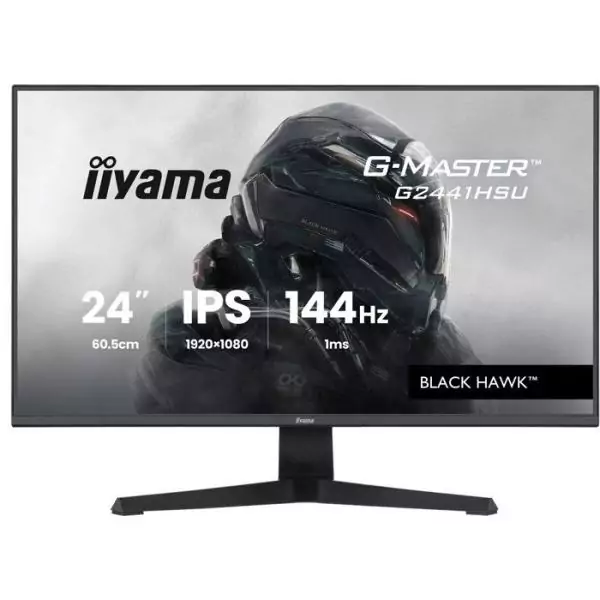 Ecran PC Gamer - IIYAMA - 24'' - FHD - 144Hz - Dalle IPS - 1ms - G-Master G2441HSU-B1
