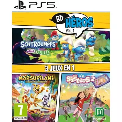Pack PS5: Les Schtroumpfs Mission Malfeuille Sisters 1 Marsupilami