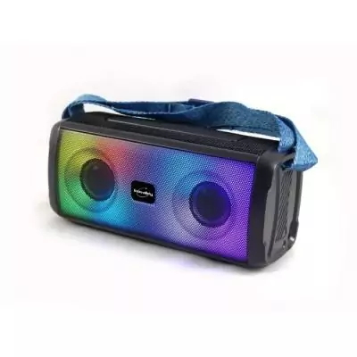 Enceinte Bluetooth lumineuse INOVALLEY - HP345-B 10W - Effets LEDs - Micro intégré - Fonction TWS - Radio FM - Lecteur micro SD 