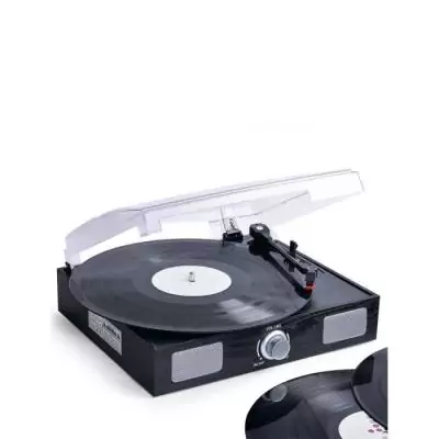 Platine vinyle INOVALLEY TD11 avec disque numérique USB et haut-parleurs intégrés Platine vinyle INOVALLEY TD11 avec disque numérique USB et haut-parleurs intégrés