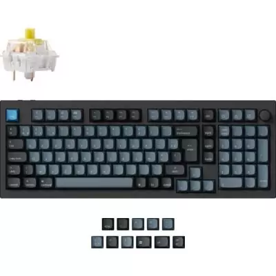 Clavier mécanique gamer - Switch mécanique Banana - KEYCHRON Q5 Pro - ANSI - Rétroéclairage RGB