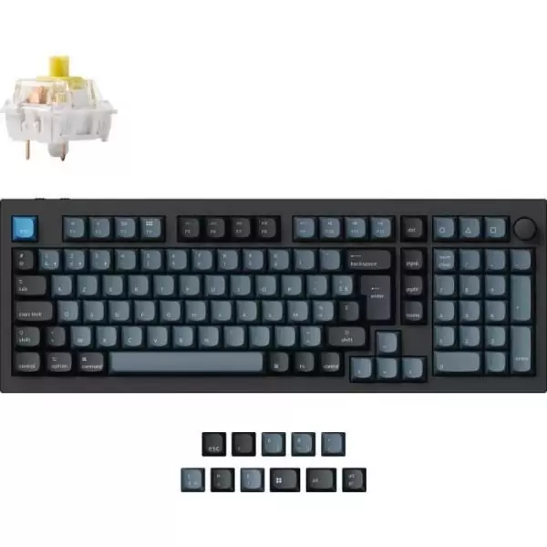 Clavier mécanique gamer - Switch mécanique Banana - KEYCHRON Q5 Pro - ANSI - Rétroéclairage RGB