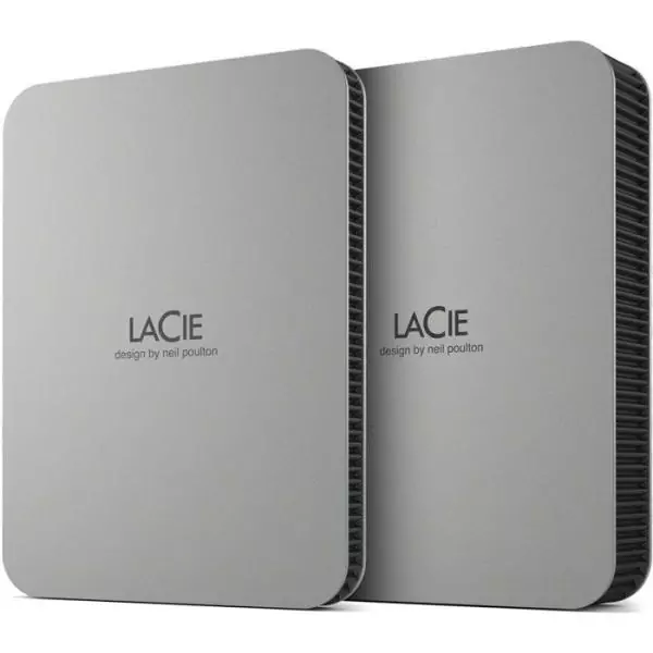 Disque dur externe - LACIE - Mobile Drive STLP1000400 - 1 To - 2,5 - 3.2 Gen 1 - Argent