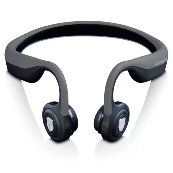 Lenco HBC-200 - Casque Bluetooth a conduction osseuse - Noir