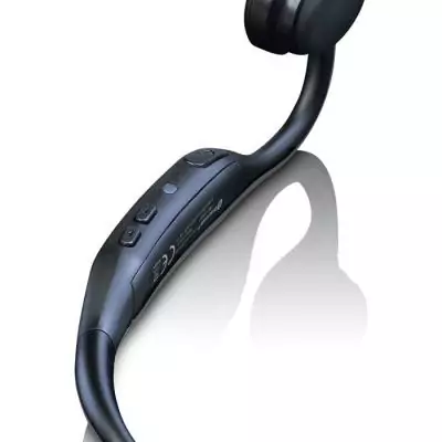 Lenco HBC-200 - Casque Bluetooth a conduction osseuse - Noir Lenco HBC-200 - Casque Bluetooth a conduction osseuse - Noir