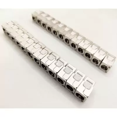 Pack de 24 noyaux keystone RJ45 Cat.6a - LINEAIRE - PR24AS24 - Court - Blindé