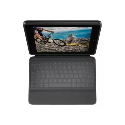 Etui clavier - Logitech - Rugged Folio - AZERTY - Pour iPad A16 & 10e génération Etui clavier - Logitech - Rugged Folio - AZERTY - Pour iPad A16 & 10e génération