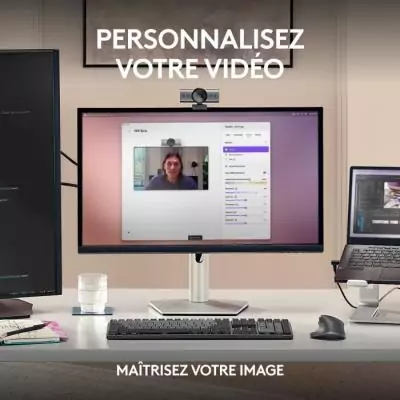 Webcam - Filaire - Logitech - MX Brio - Graphite