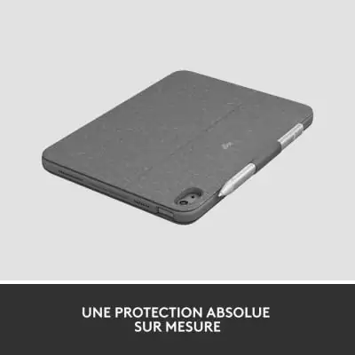 Etui clavier - Logitech - Combo Touch - AZERTY - Pour iPad (10e génération) - Gris Etui clavier - Logitech - Combo Touch - AZERTY - Pour iPad (10e génération) - Gris