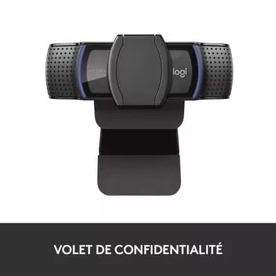 Webcam - Full HD 1080p - Logitech - C920 S - Microphone intégré