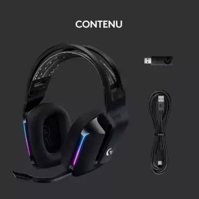 Casque gamer sans fil Logitech G733 Lightspeed - Conçu pour PS5, PS4, PC, et MAC