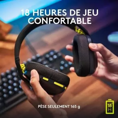Casque gamer sans fil Logitech G435 Lightspeed - Écoutez et jouez sans limites!