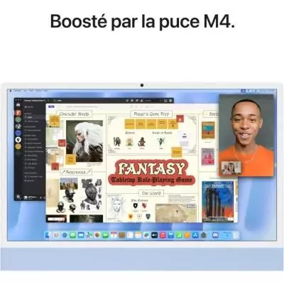 Apple iMac 24 ecran retina 4,5K 512Go SSD 24Go RAM Puce M4 CPU 10 coeurs GPU 10 coeurs Bleu (2024) Apple iMac 24 ecran retina 4,5K 512Go SSD 24Go RAM Puce M4 CPU 10 coeurs GPU 10 coeurs Bleu (2024)