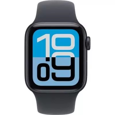 Apple Watch SE 3 GPS 40mm - Design Midnight Aluminium - Bracelet Sport Band Midnight - S/M