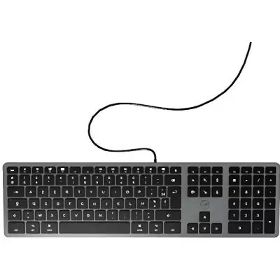Clavier DesignTouch filaire pour MAC - Gris Sidéral, AZERTY