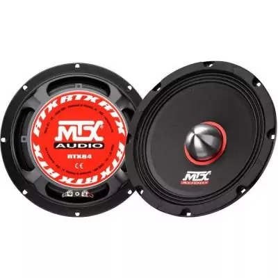 MTX AUDIO - Enceinte auto - MTX grave-médium - RTX84 - Ø20cm - Bobine 51mm - 150W RMS - 600W - Peak 4O 97,7dB/2V/1m vendu a la