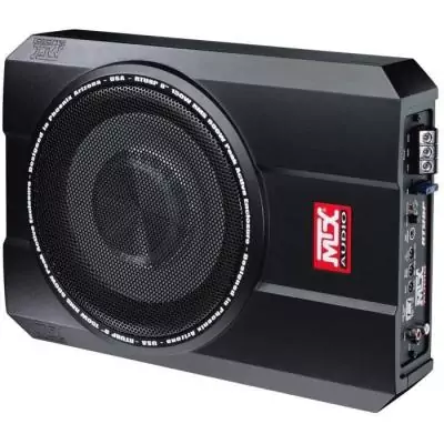 Caisson de grave amplifié - MTX AUDIO - RTU8P - 20 cm - 150W RMS - Télécommande EBC