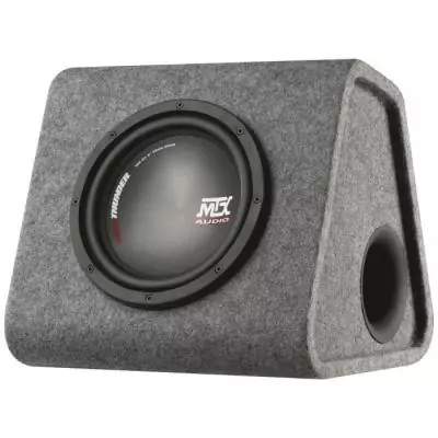 Caisson de grave amplifié - MTX AUDIO - RTP8 - 120W RMS - Subwoofer 20cm - Télécommande EBC