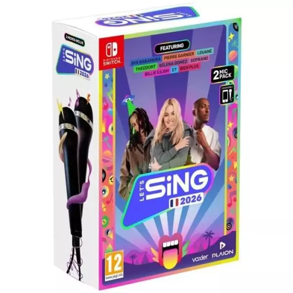 Let's sing 2026 + 2 Micros - Jeu Nintendo Switch