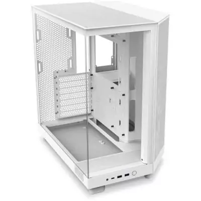 Boitier NZXT H6 Flow RGB - Double chambre blanche + Ventilateurs RGB